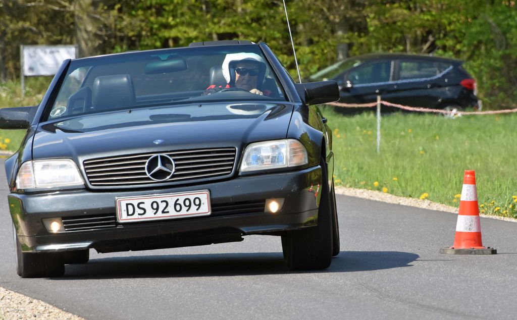 Per Hjort Jensen debuterede i sin Mercedes 300 SL fra 1991